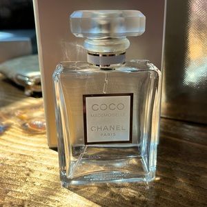 Empty COCO mademoiselle Chanel Paris Perfume bottle